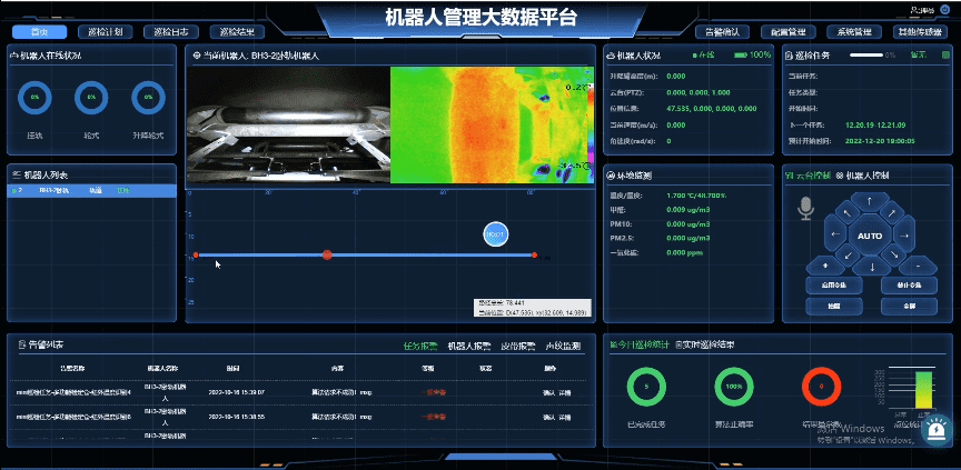 华电某港区煤码头输送带巡检项目